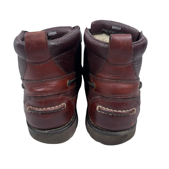 LL Bean East Point Boots Men’s 7.5 D Brown Leather Lace Up 273824 Shoes Hunting main image 6